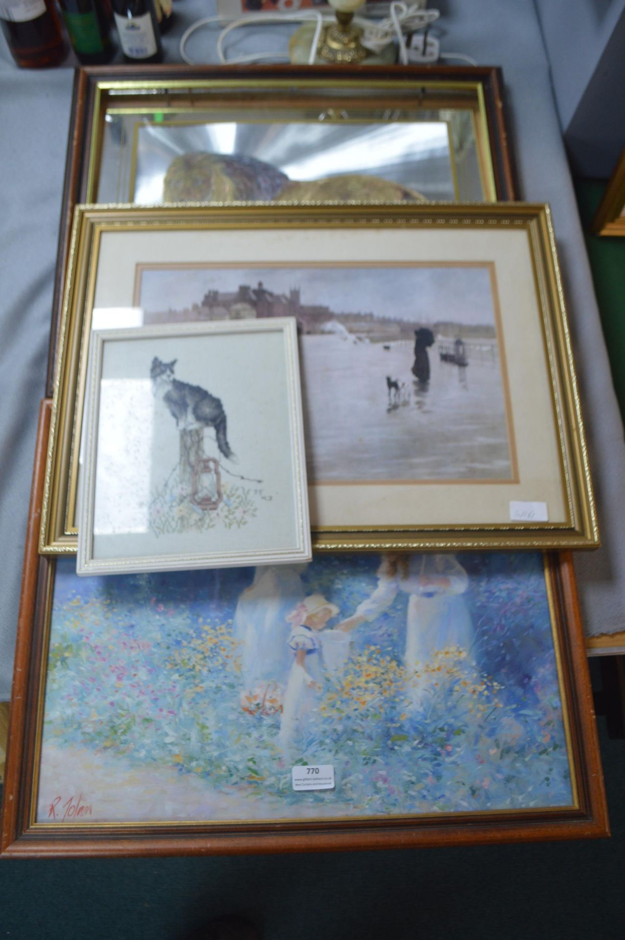 Framed Pictures and Prints Including Oil on Canvas