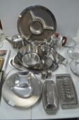 Stainless Steel Serving Dishes, etc.