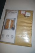 *Fusion Light Reducing Eyelet Curtains in Ochre 66” x 72” drop