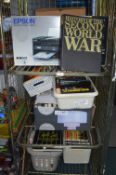 Assorted Hardback Books, WWII Magazines, etc.