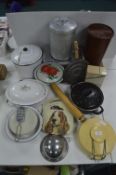 Vintage Kitchenware, Enamel Pots, etc.