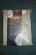 *Fusion Self Aligned Eyelet Curtains in Green 66” x 72” drop