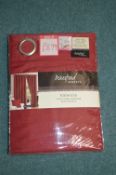 *Beresford Valencia Lined Eyelet Curtains 66" x 54