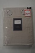 *Casa Blackout Quilted Eyelet Curtains 46” x 90” drop