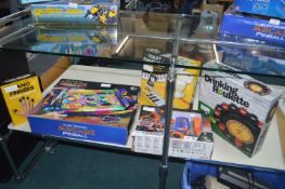 Arcade Pinball Game, Flip Speeder, Roulette, etc.