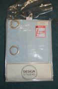 *Design Studio Lined Eyelet Curtains 66" x 72" dro