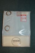 *Design Studio Lined Eyelet Curtains 66” x 72” drop