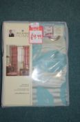 *Jeff Banks Home Lined Eyelet Curtains 46" x 54" d