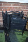 Four Folding Garden Chairs