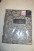 *Curtina Lined Pencil Pleat Lamina Curtains 66" x