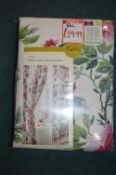 *Furn Peony Pencil Pleat Lined Curtains 90” x 54” drop