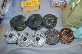 Assorted Fly Reels etc. Including Two Shakespeare