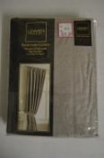 *Lewis Lined Pencil Pleat Curtains 46” x 54” drop