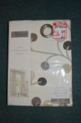 *Taylor Made Lined Eyelet Curtains 66” x 54” drop