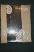 *Fusion Self Lined Pencil Pleat Curtains in Natural 66” x 54” drop