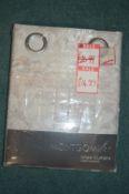 *Montgomery Lined Eyelet Curtains 66" x 54" drop