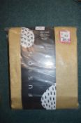 *Fusion Self Aligned Eyelet Curtains in Ochre 66” x 54” drop