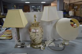 *Four Table Lamps