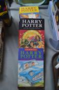 Three Harry Potter First Editions