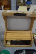 *Le Creuset Wooden Pan Rack and a Wooden Bread Bin
