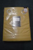 *Casa Home Blackout Quilted Eyelet Curtains 90" x