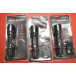 *Three Brighton Rechargeable Torches