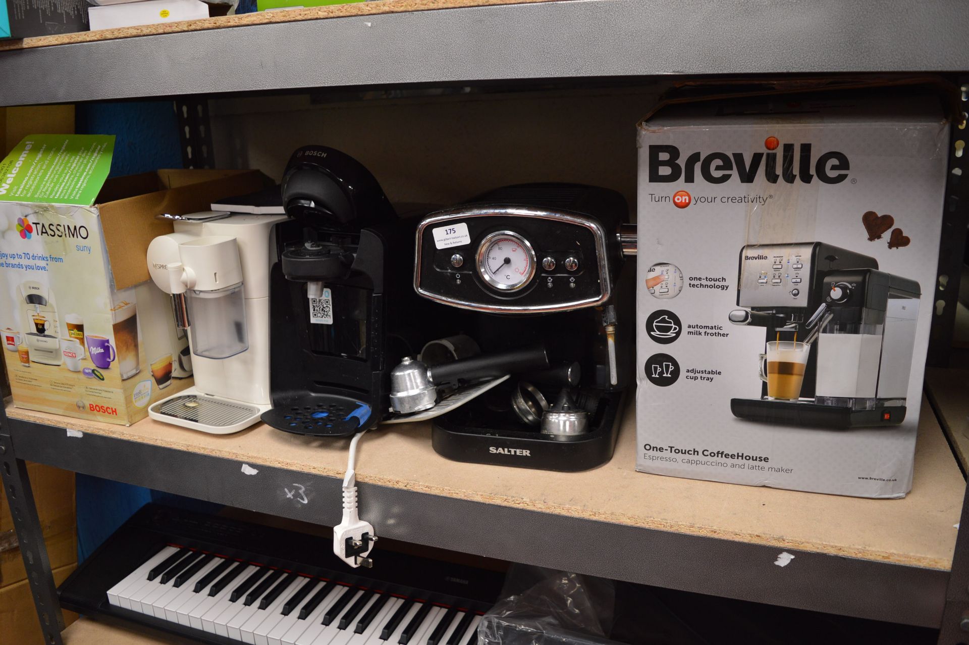 *Five Assorted Coffee Machines