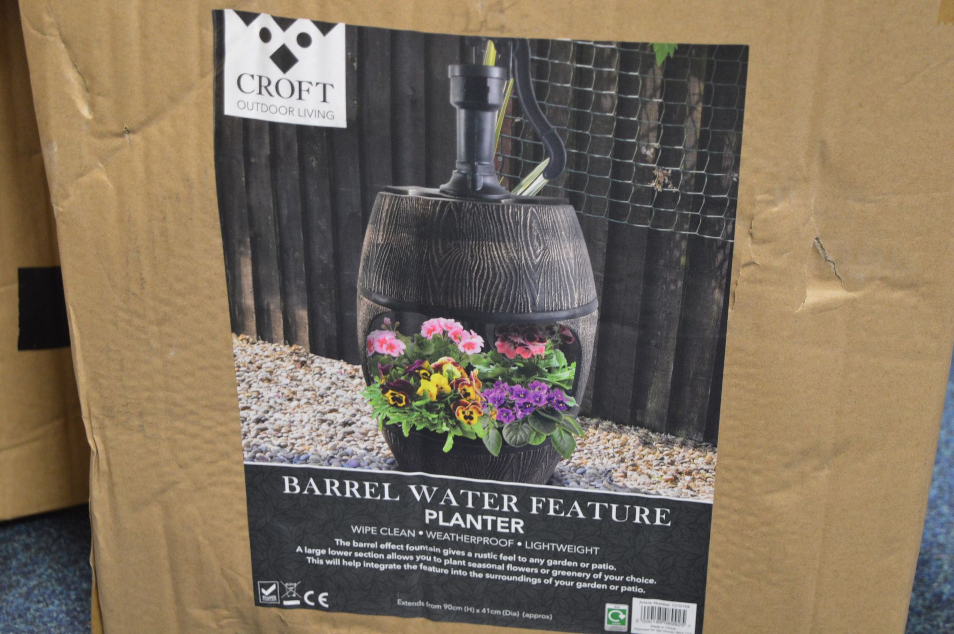 *Four Barrel Water Feature - Image 2 of 2