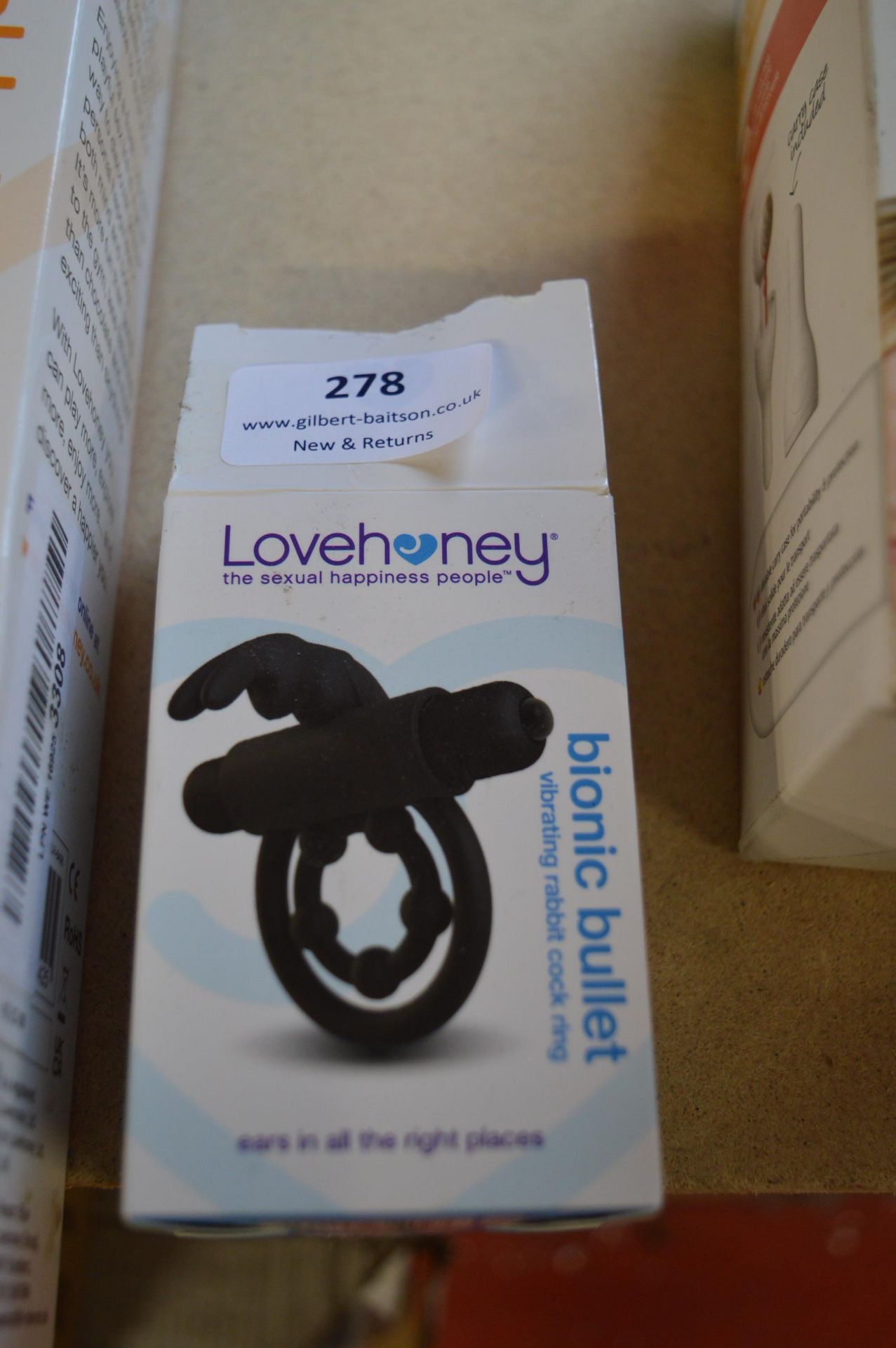 *Lovey Honey Bionic Bullet Vibrating Cock Ring