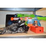 *Mixed Lot Including Laptop Fan, Headphones, and an Elite 2.0 Toy Gun