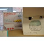 *Nutri Bullet Baby Turbo Steamer and a Mum Med F21 Wearable Breast Pump