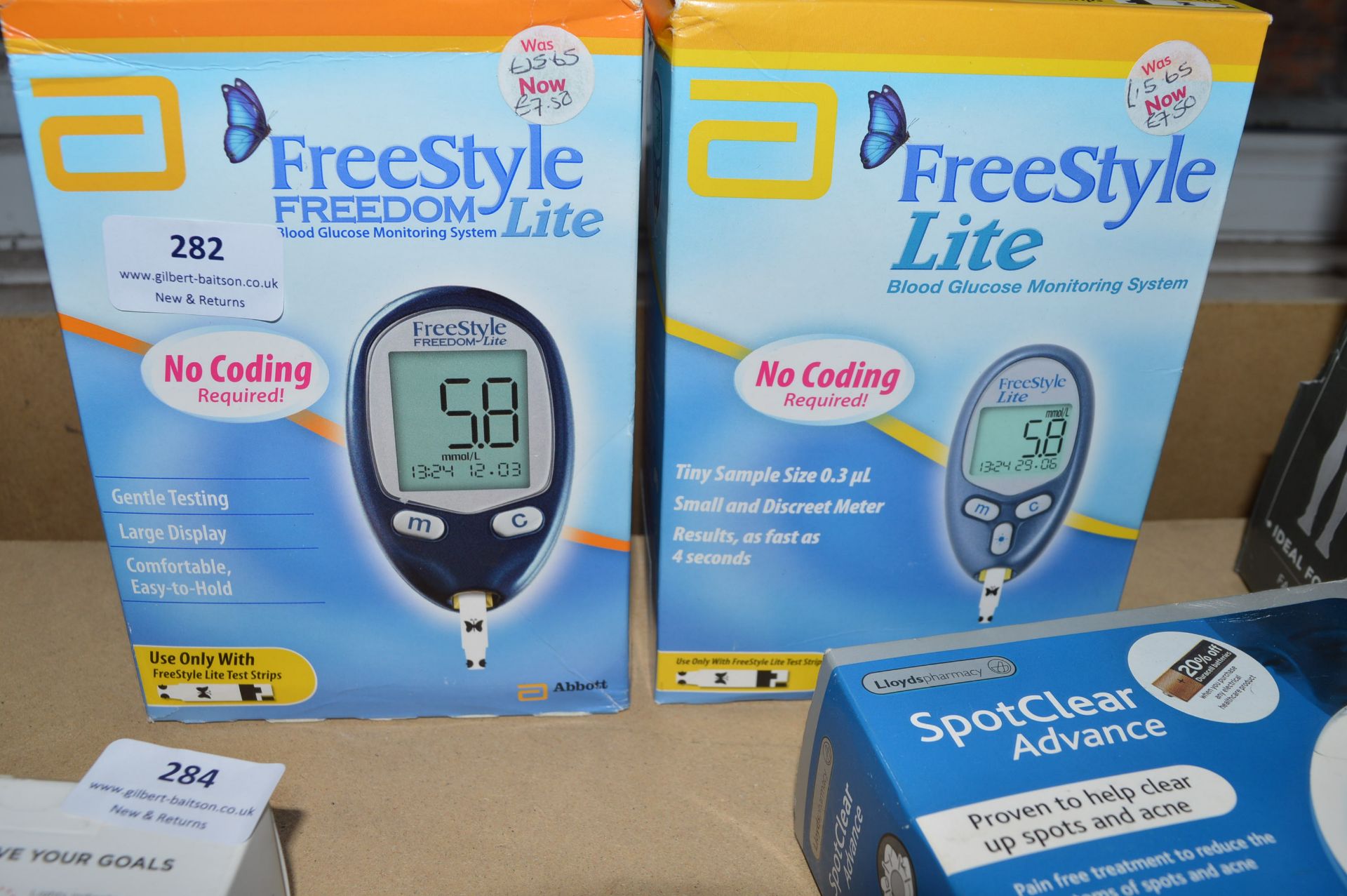 *Two Freestyle Blood Glucose Monitors