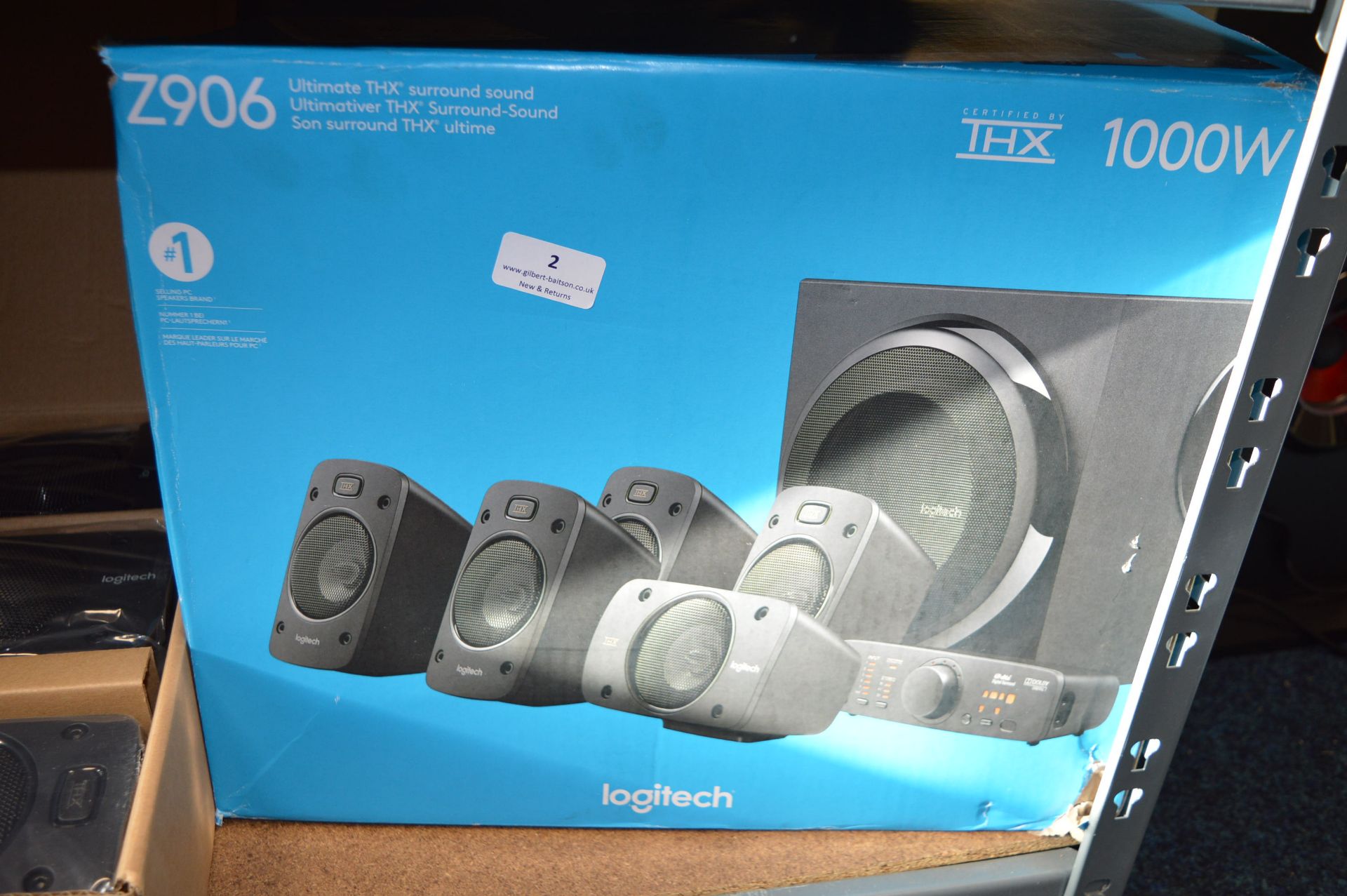 *Logitech Z906 Ultimate THX Surround Sound System - Image 4 of 4