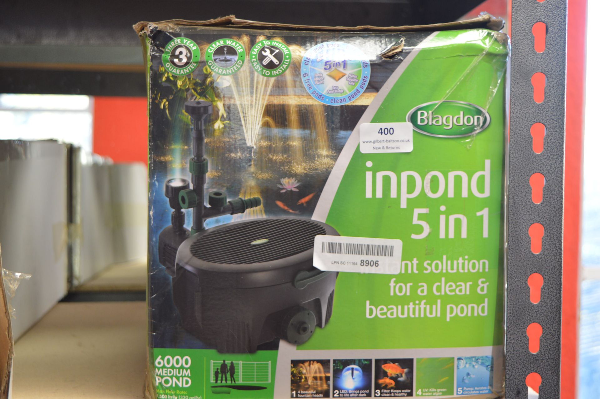 *Blagdon In Pond 5-in-1 Filter Pump