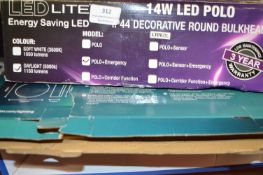 *LED Round Bulkhead Light, and Two Other LED Lights