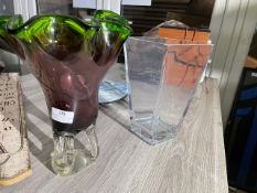 *Two Glass Vases