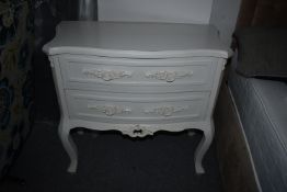 *Ornate Two Drawer Bedroom Chest