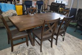 *Bayside Extending Dining Table and Five Chairs (s