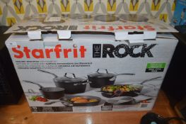 *Starfrit The Rock 10pc Ceramic Non-Stick Cookware Set
