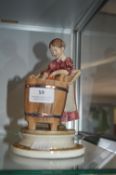 Italian Figurine of a Wash Girl