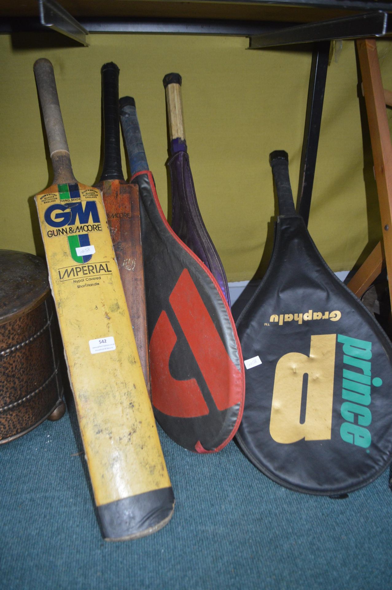 Cricket Bats and Tennis Rackets