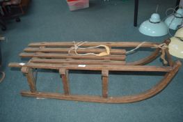 *Vintage Wooden Sled