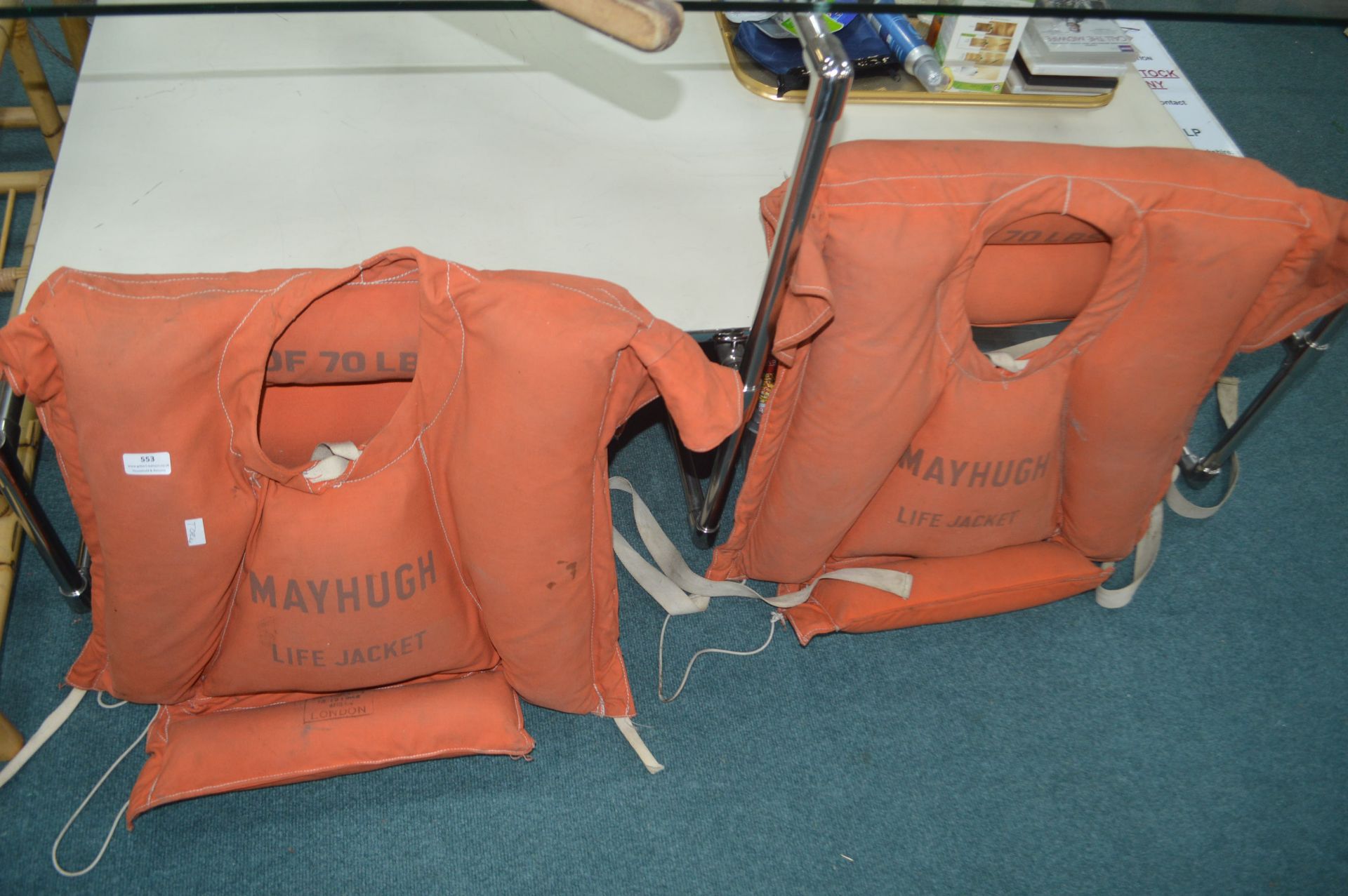 *Two Mayhugh Life Jackets