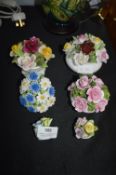 Flower Posy Ornaments by Coalport and Doulton