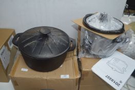 VonChef Slow Cooker, and a Cast Iron Cooking Pot