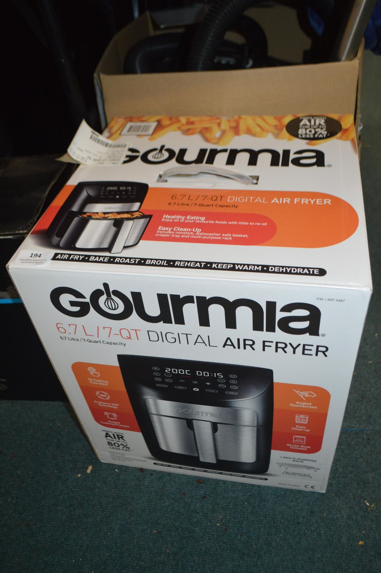 *Gourmia 6.7L Digital Air Fryer