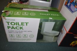 *Tavistock Close Couple Toilet Set Including Soft Close Seat (A/F)