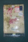 *Floral Pencil Pleat Curtains 46" x 72" drop