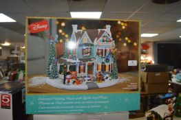 *Disney Animated Holiday House with Lights and Music