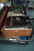 Tray and a Drawer of Hardback Books